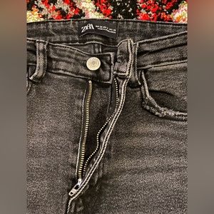 Zara, Grey/Black Skinny Jeans, Size 6